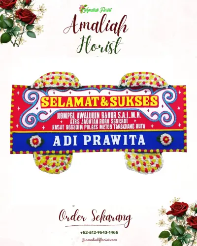 Karangan Bunga Ucapan Selamat di Cihanjawar