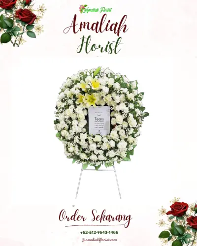 Krans Bunga Duka Cita di Cihanjawar